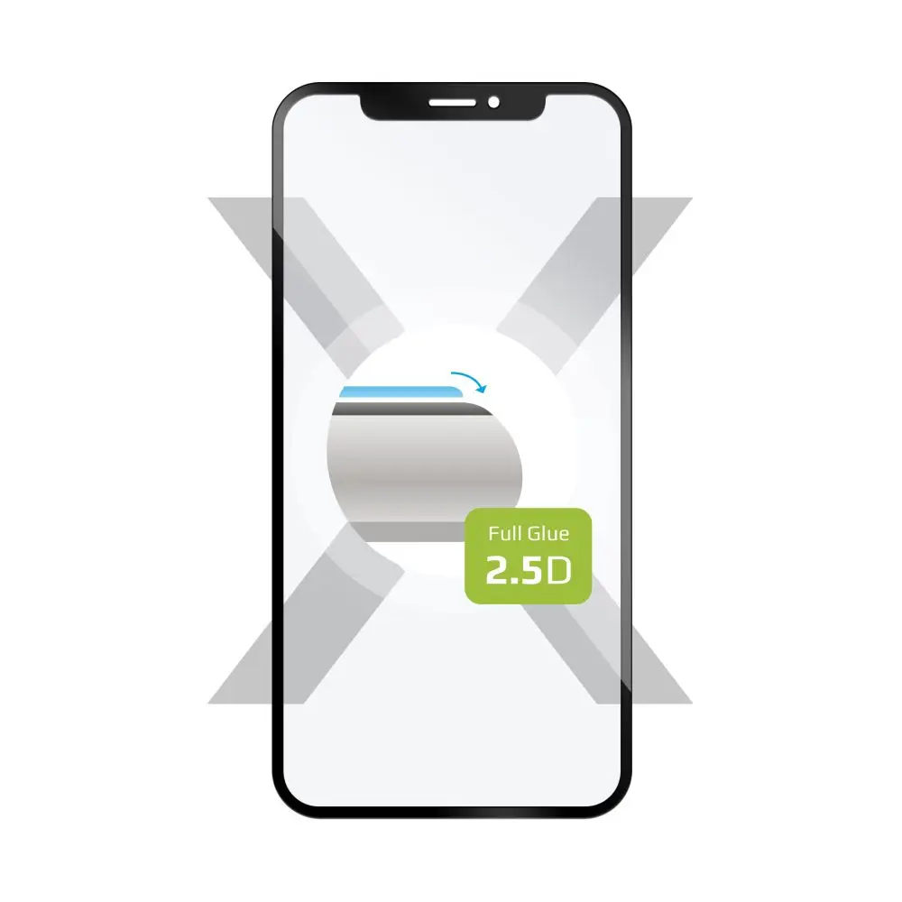 FIXED 2,5D Full-Cover ochranné sklo Samsung Galaxy A36 5G/A56 5G černé