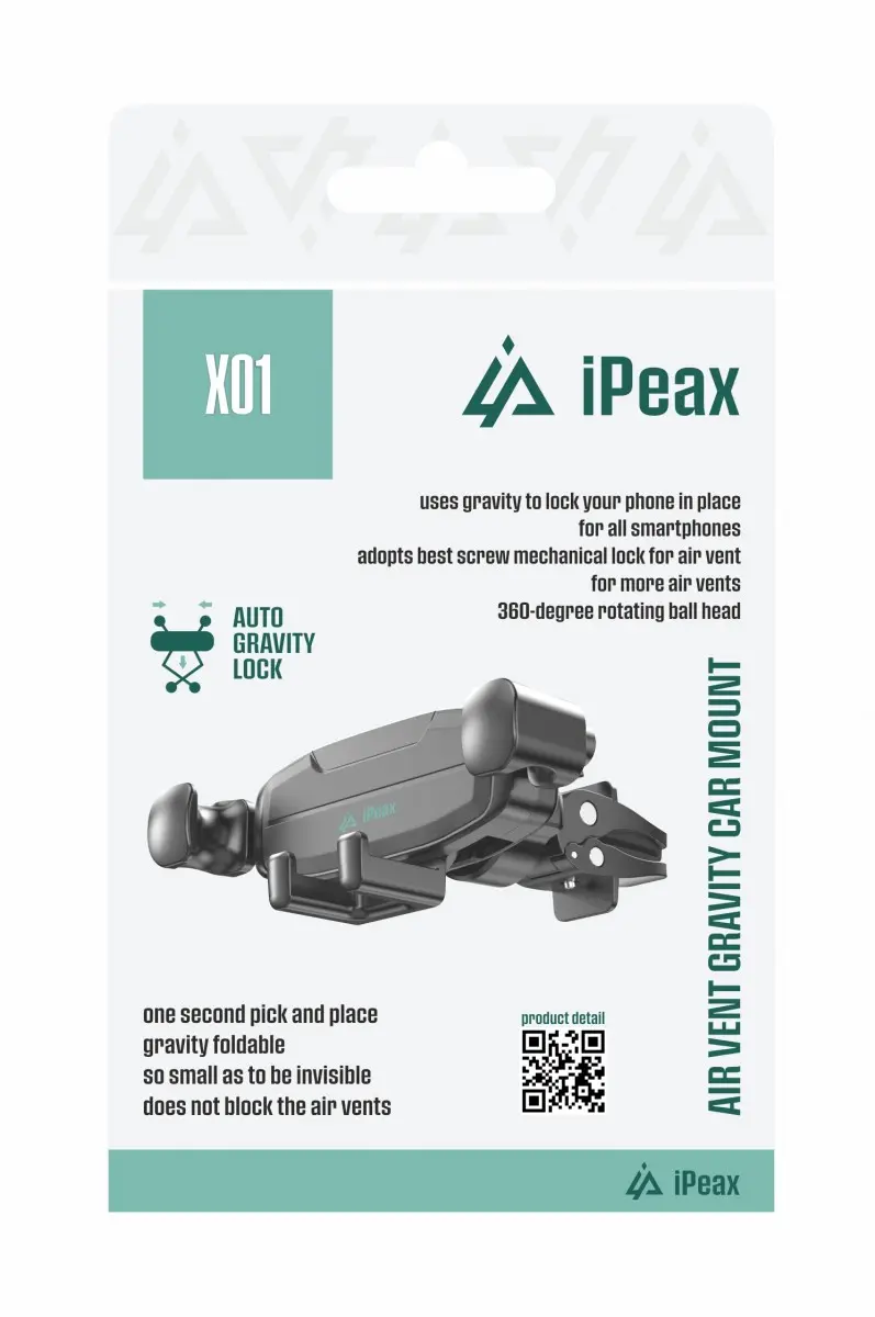 DRŽÁK DO AUTA X01 ČERNÝ