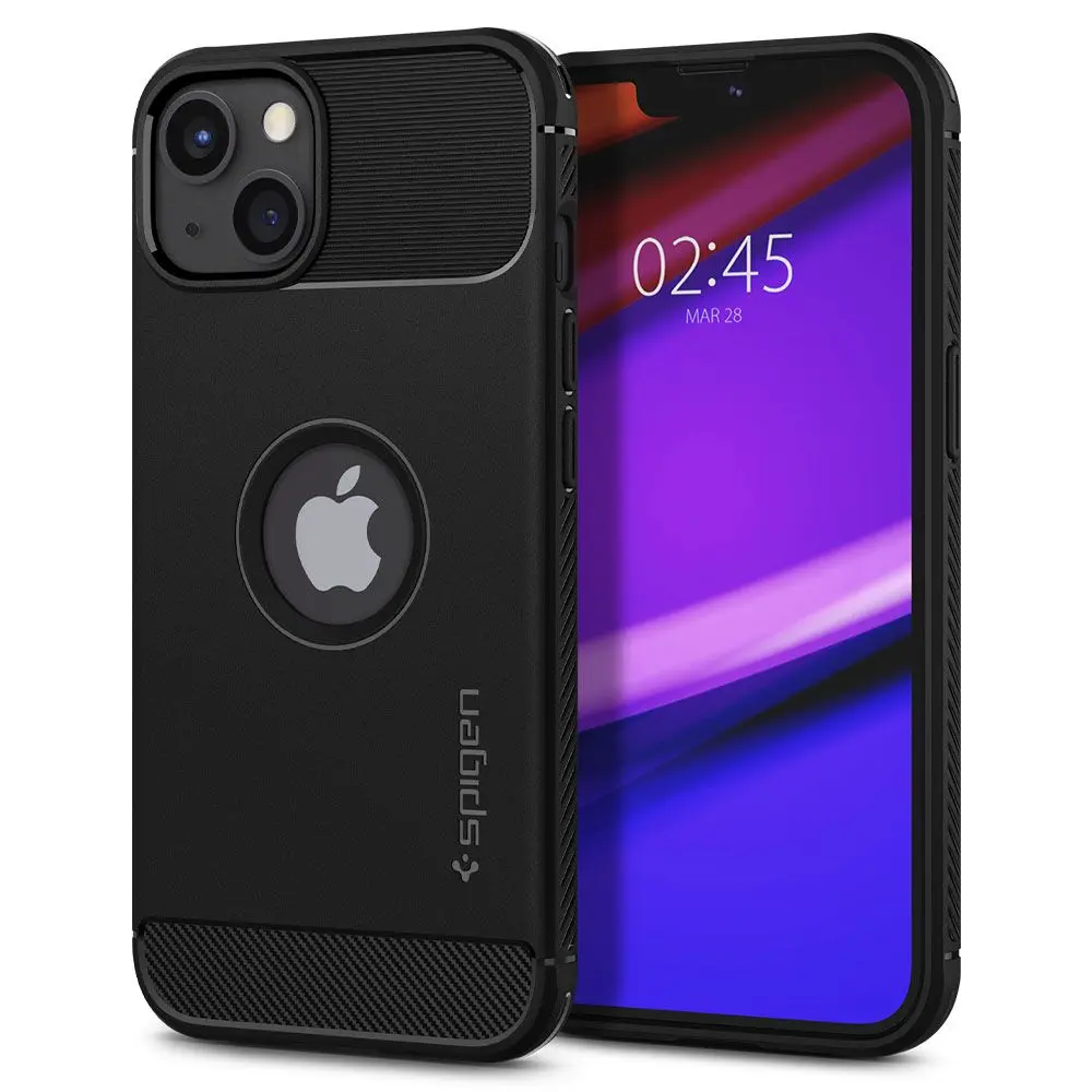 Spigen Rugged Armor kryt na - iPhone 13 - černá