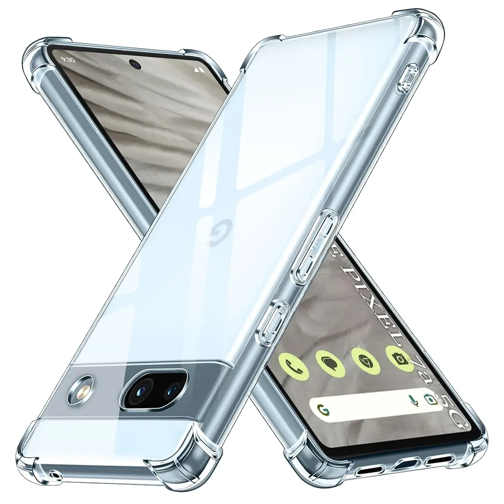 Techsuit Nárazuvzdorný Průhledný Silikon Google Pixel 7a Clear