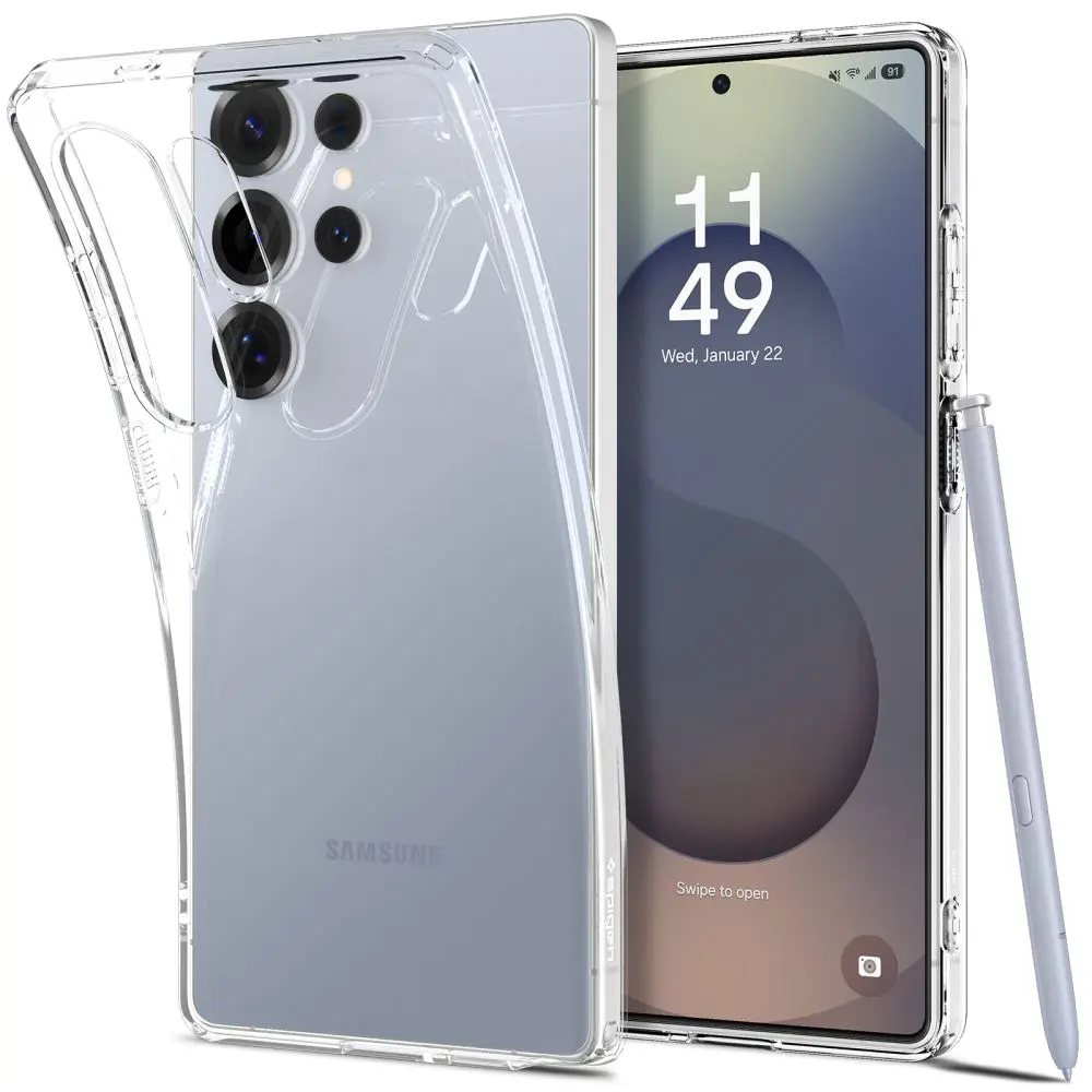 Spigen Liquid Crystal kryt Samsung Galaxy S25 Ultra čirý
