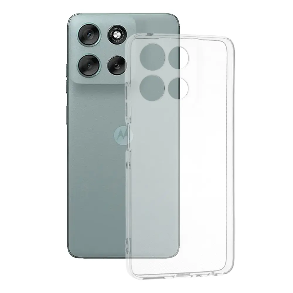 Techsuit silikonové pouzdro Motorola Moto G56 průhledné