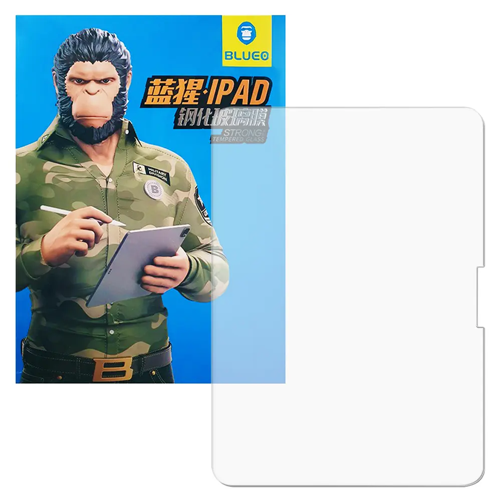 Blueo – HD Tempered Glass tvrzené ochranné sklo pro iPad Pro 13 (2024) – transparentní