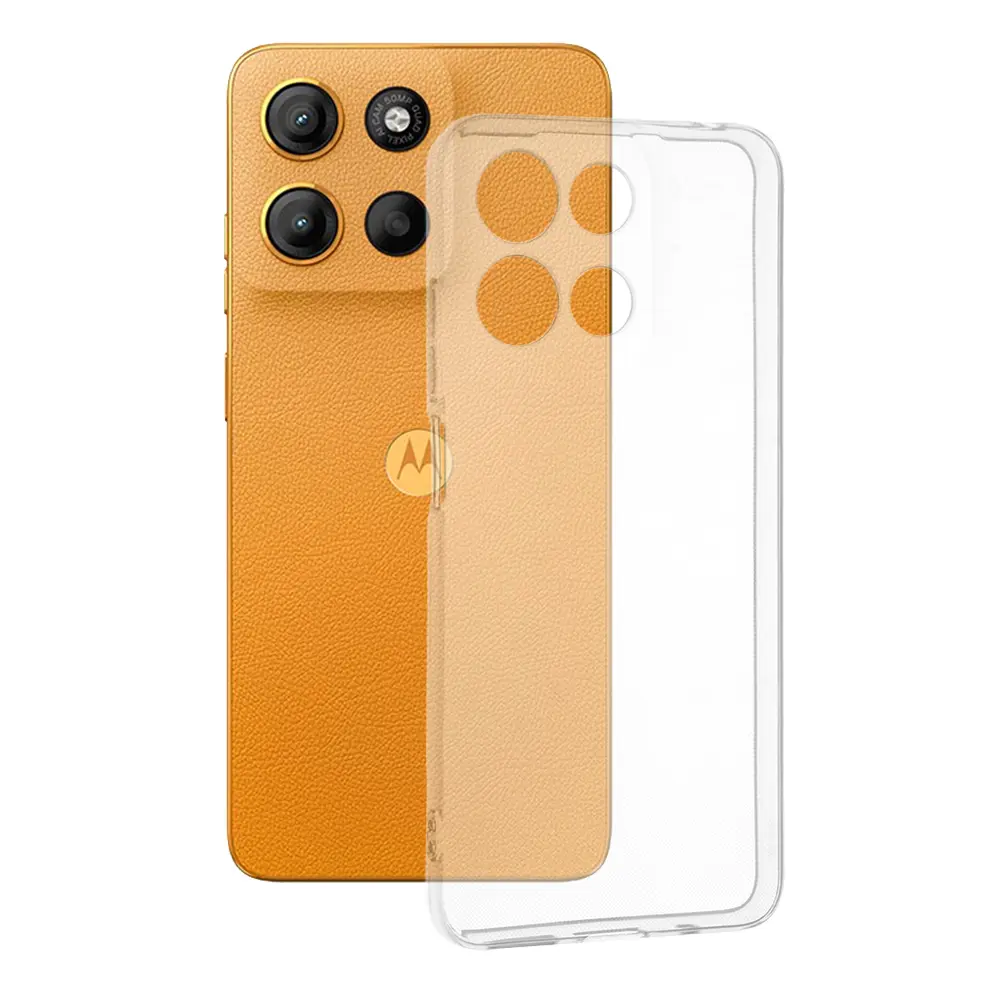 Techsuit silikonové pouzdro Motorola Moto G15 G15 Power průhledné