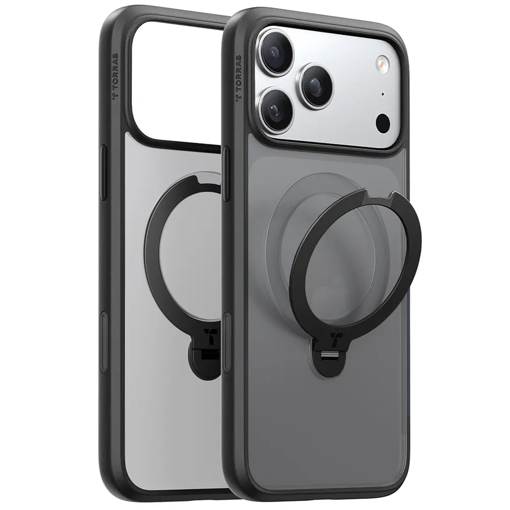 Torras Ostand Spin MagSafe Series pro iPhone 17 Pro černá