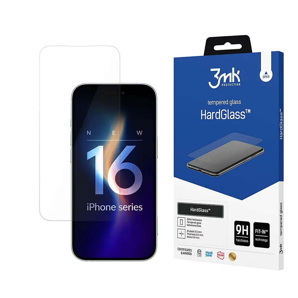 3mk tvrzené sklo HardGlass pro Apple iPhone 16 Pro