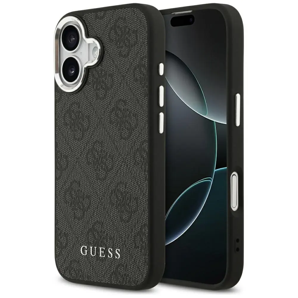 Guess 4G MagSafe Zadní Kryt pro iPhone 17 Black GUHMP17SP4GSSMCK