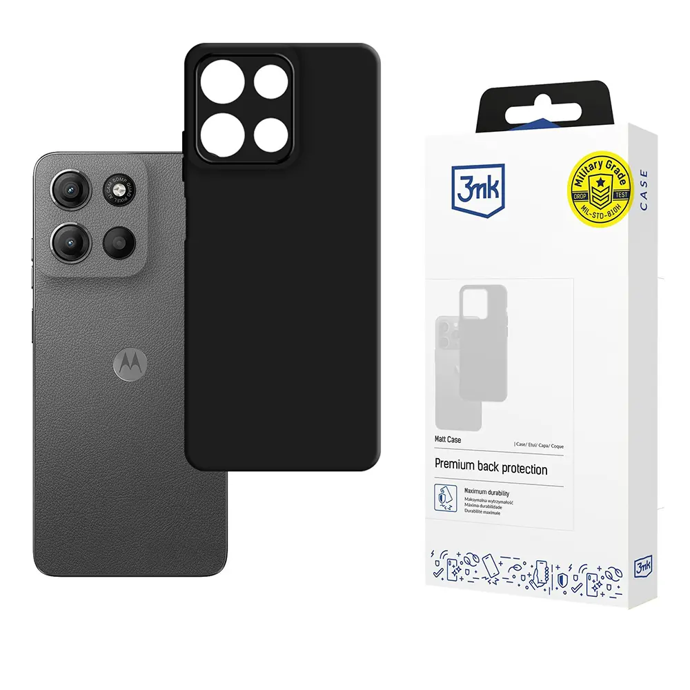 3mk ochranný kryt Matt Case pro Motorola moto G15
