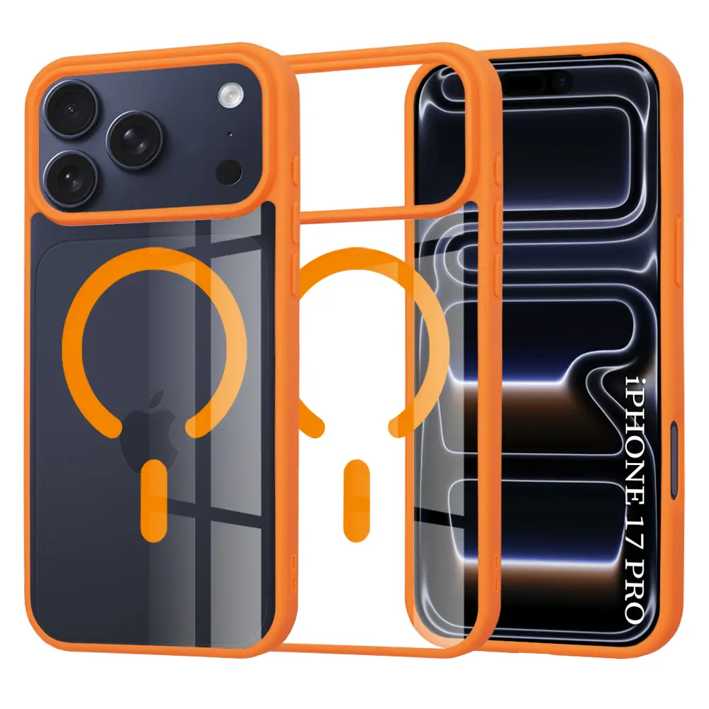 Techsuit MagSafe Pro, iPhone 17 Pro, oranžový