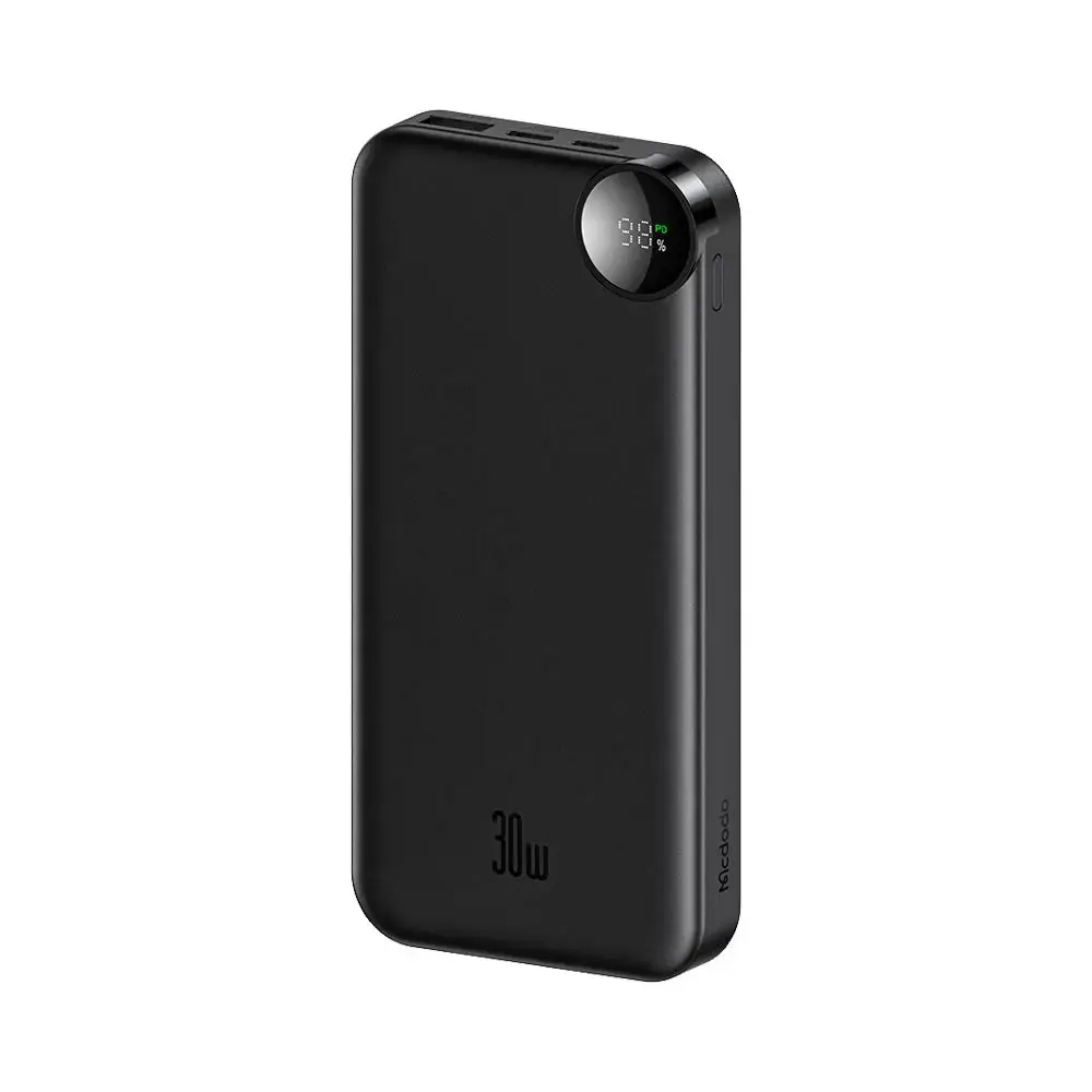 Mcdodo Power Bank MC-3850 USB-C port 10000mAh 30W LED displej černá