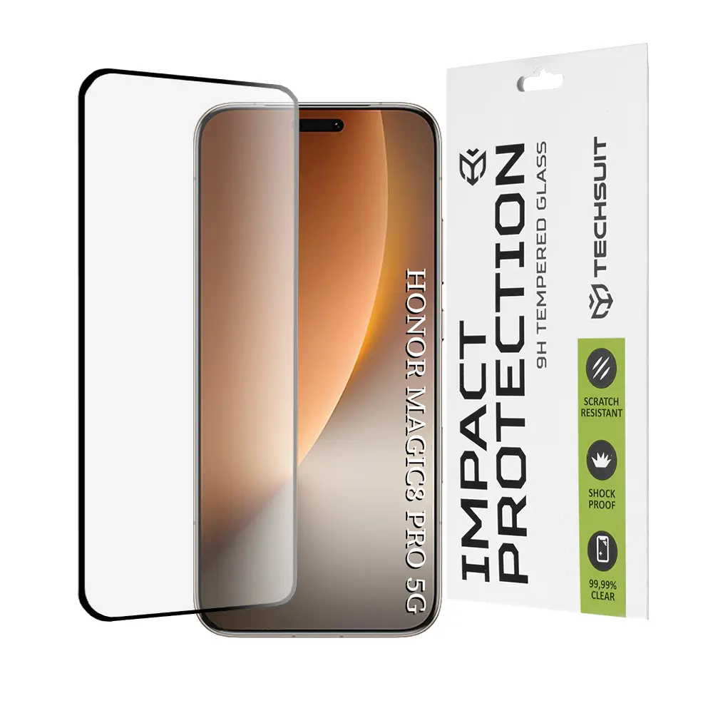 Ochranné sklo Techsuit 111D 3D na Honor Magic8 Pro černé