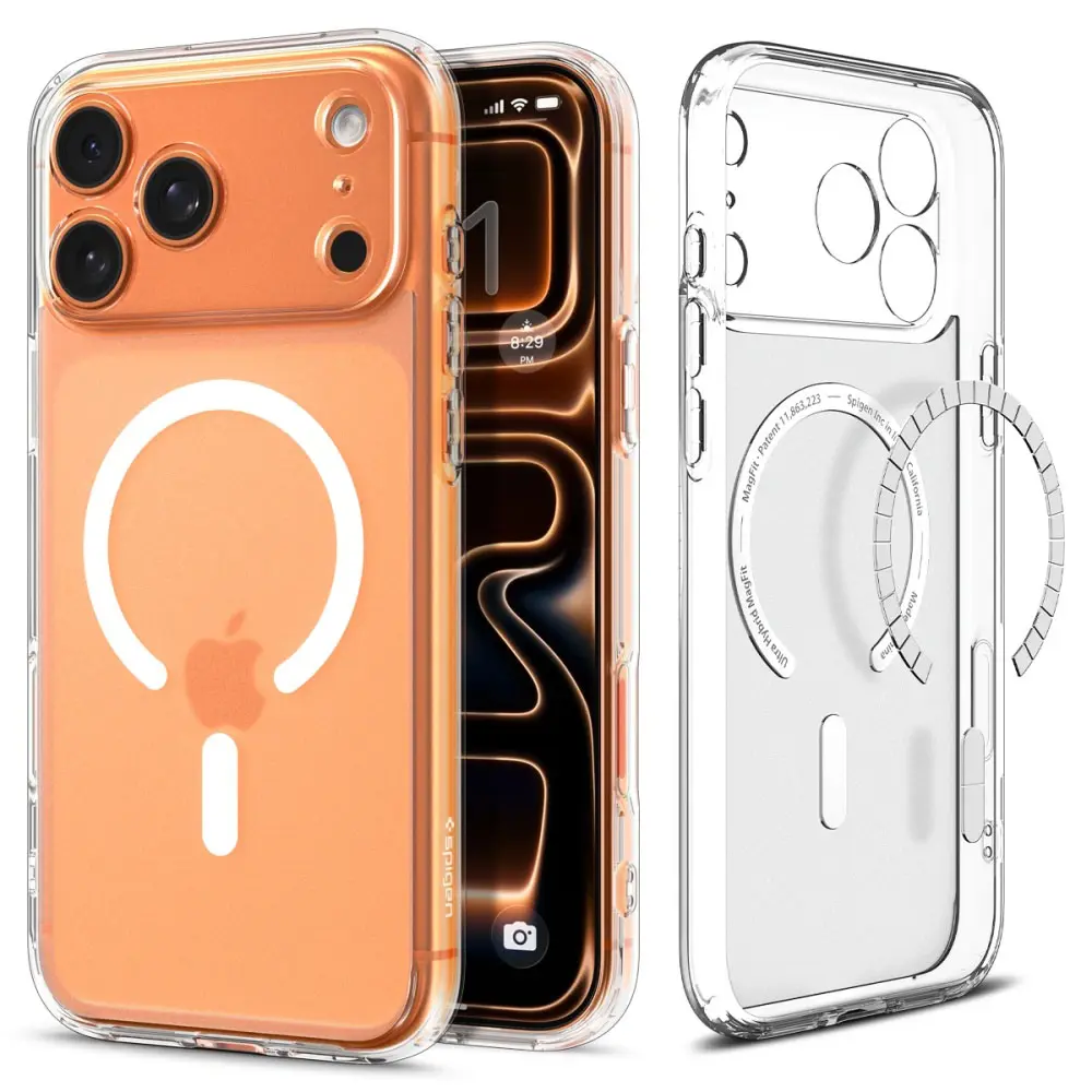 Spigen Ultra Hybrid Mag s MagSafe, iPhone 17 Pro, frost white