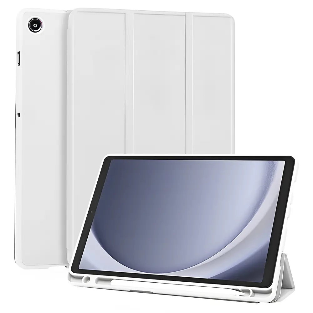 Techsuit Flex Trifold pouzdro, Samsung Galaxy Tab A11 / A9, šedé