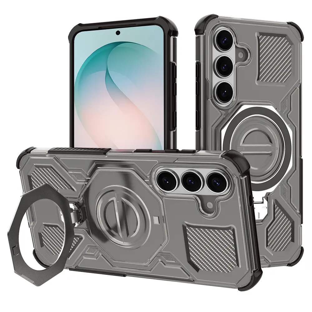 Techsuit - Carbon Shield PRO - Samsung Galaxy S26 Plus - Kouřová černá