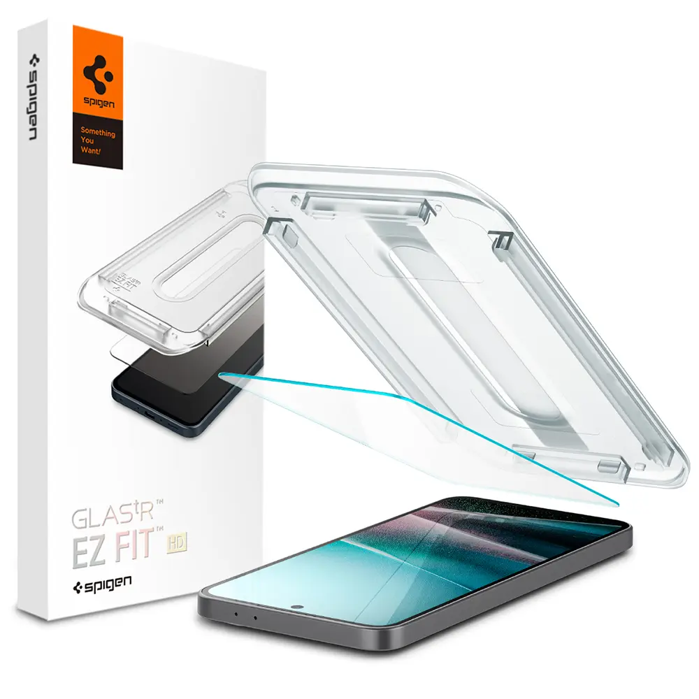 Spigen Glass.TR EZFit s aplikátorem, Tvrzené sklo, Samsung Galaxy A36 / A37 5G