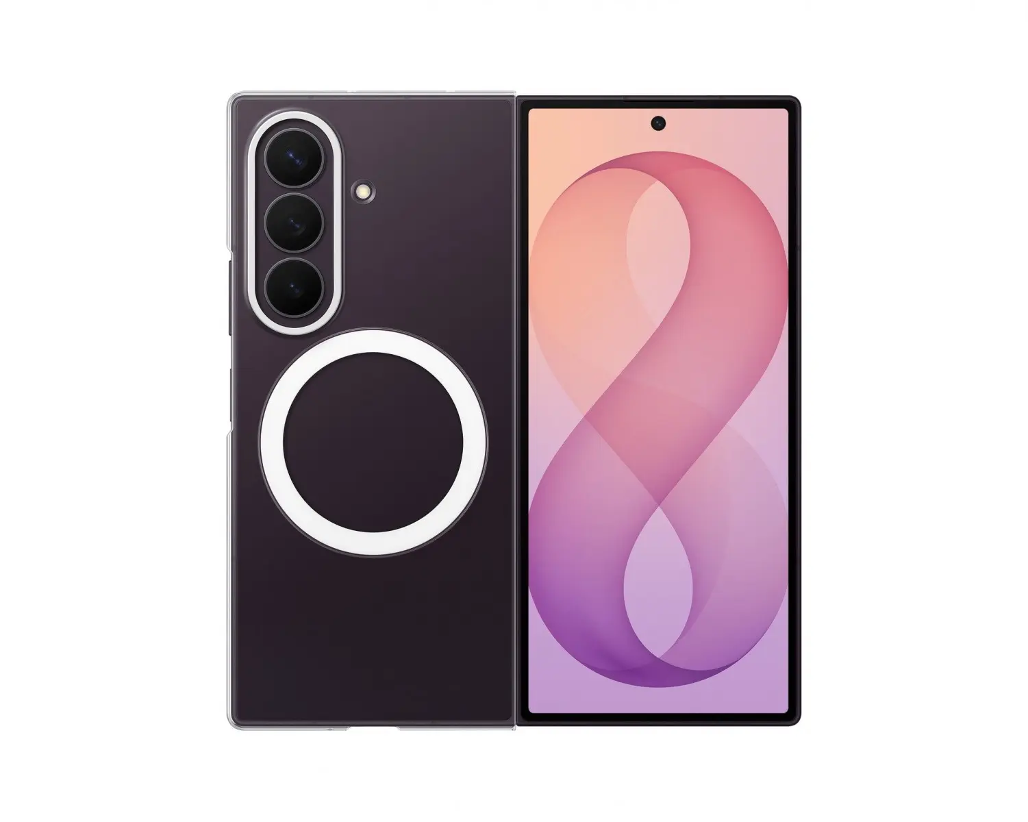 EF-CF976CTE Samsung Clear Magnetický Kryt pro Galaxy Z Fold 8 Ultra Transparent EF-CF976CTEGWW
