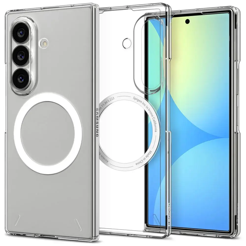 Spigen AirSkin Magsafe, Samsung Galaxy Z Fold 8 Ultra, průhledný / bílý