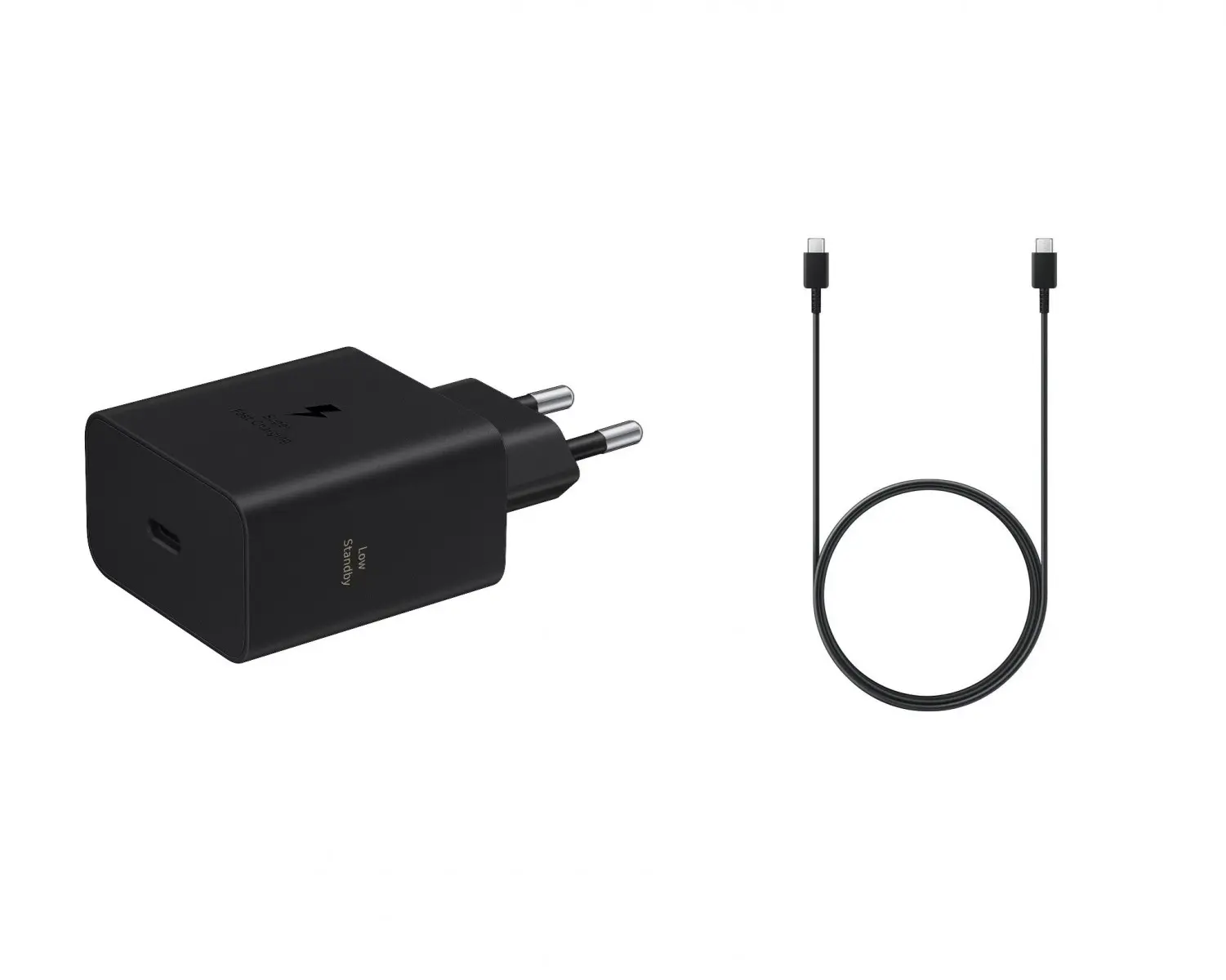 Nabíječka Samsung EP-T6010NBE 60 W USB-C s kabelem USB-C/USB-C 3 A černá OOB Bulk