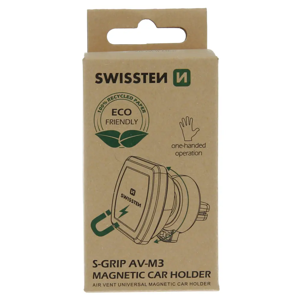 Magnetický držák do ventilace auta swissten s-grip av-m3 (eco balení)