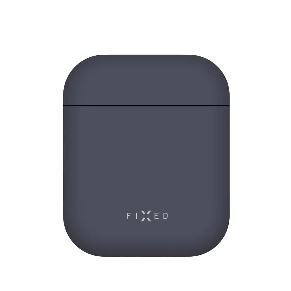 Apple FIXED Silky ultratenké silikonové pouzdro Apple Airpods modré