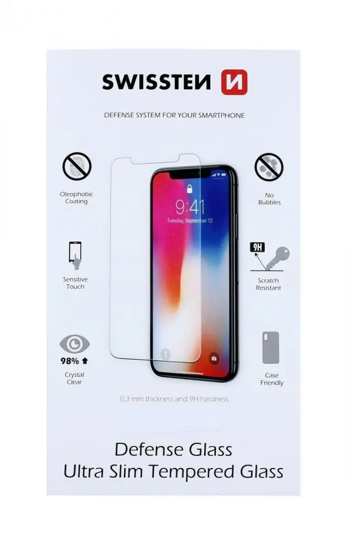 Swissten 2,5D Ochranné tvrzené sklo, Xiaomi Redmi 10C
