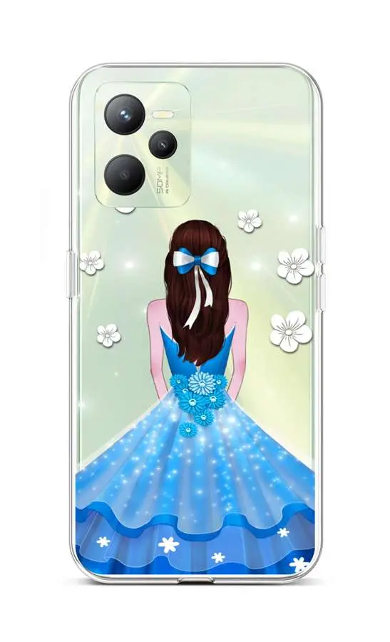 Kryt TopQ Realme C35 Blue Princess 74577