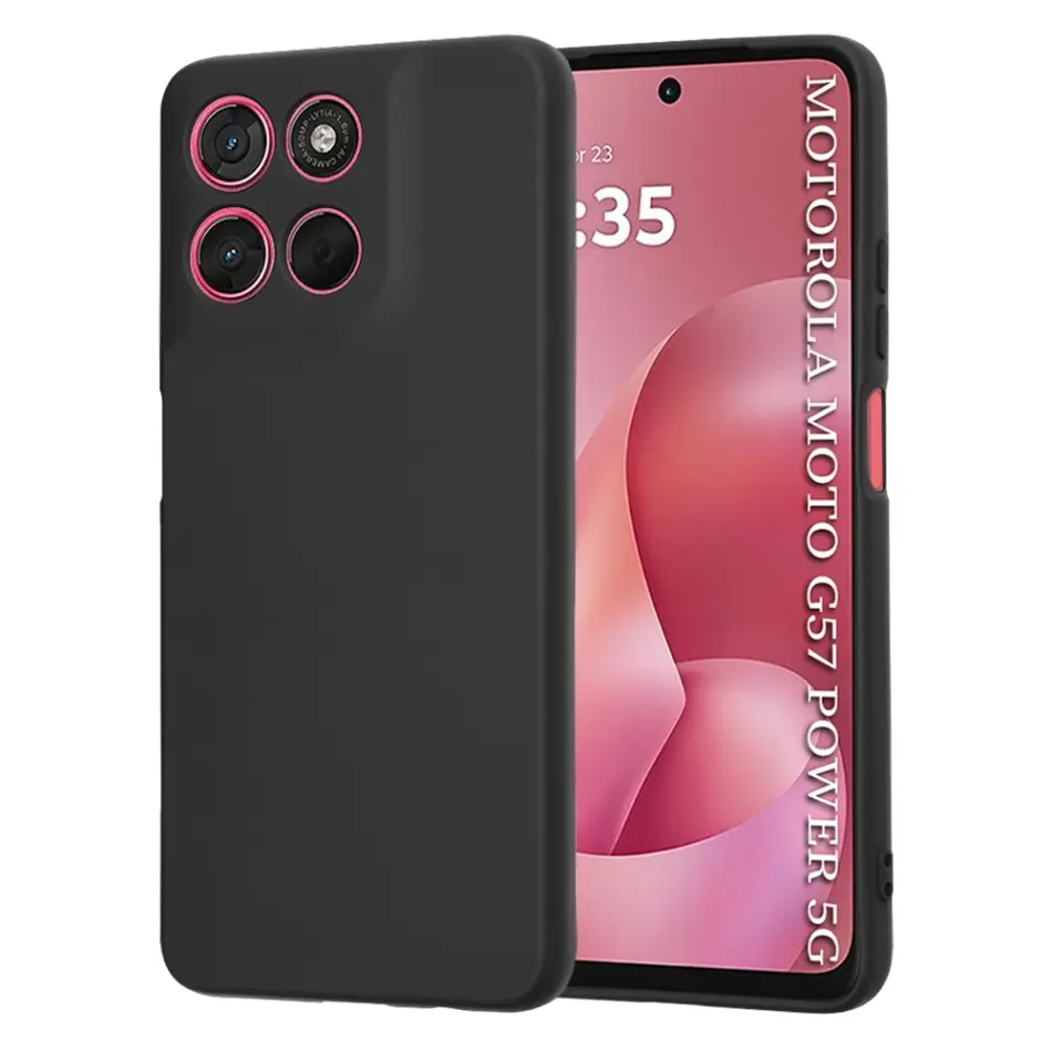 Techsuit - SoftFlex - Motorola Moto G57 Power / G67 Power - černá