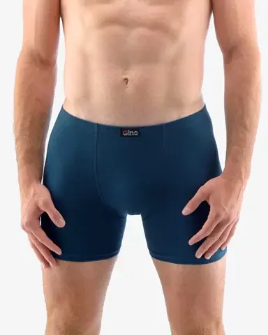 Pánské boxerky s delší nohavičkou GINO 74086P lékořice L/XL