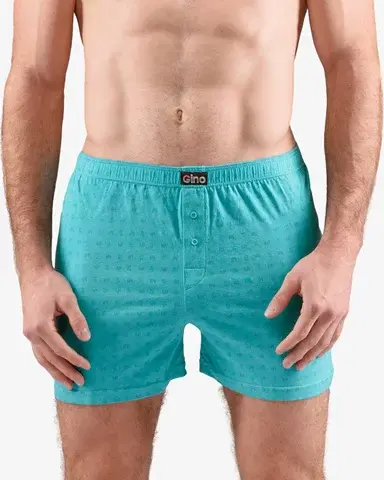 Pánské volné trenky GINO 75191P peprmint šalvěj M/L