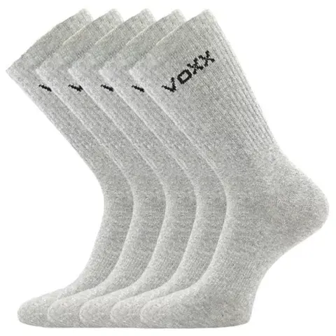 Pánské sportovní froté ponožky s bavlnou HYDE 144 (1 PACK) - šedá melé gray