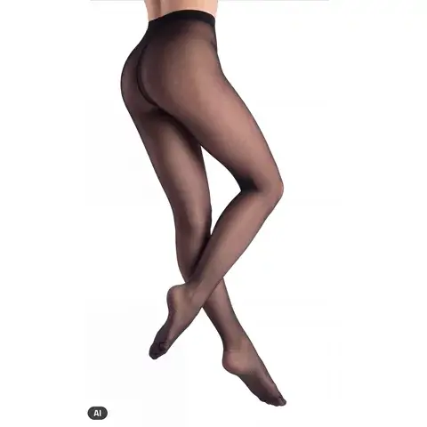 Dámské punčocháče STYLISH tights 17 DEN nero nero S