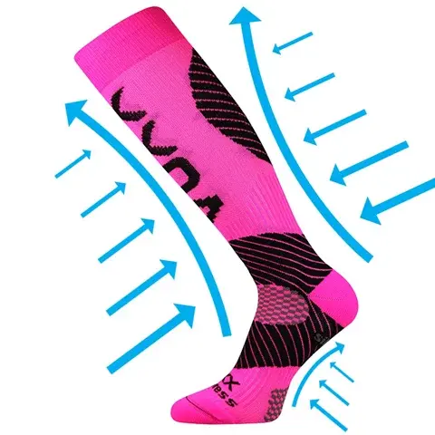 Kompresivní podkolenky VoXX PROTECT neon růžová neon růžová