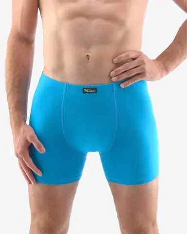 Pánské boxerky s delší nohavičkou GINO 74159P dunaj M/L