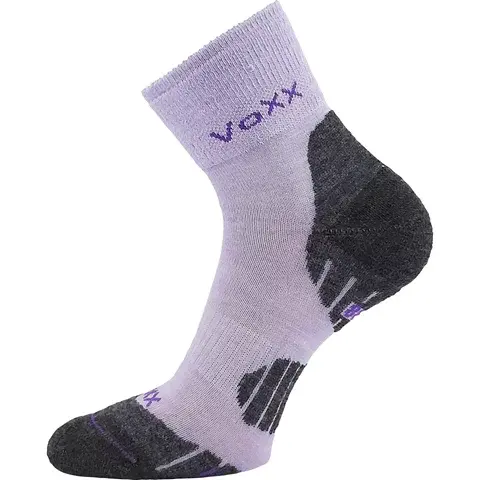 Dětské vlněné ponožky se stříbrem VoXX IRIZARIK II - světle fialová světle fialová 30-34 (20-22)