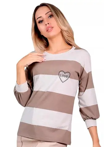 Dámská halenka 1167 HAJDAN cappucino S