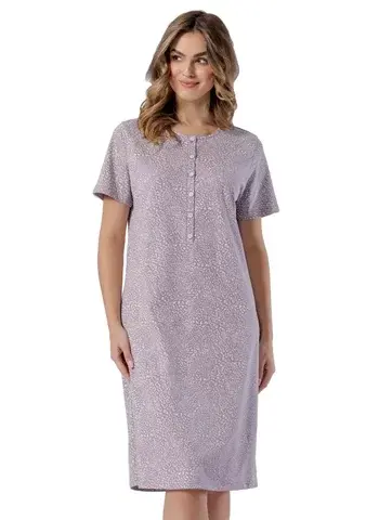 Dámská mateřská noční košile Lidia 1548 LEVEZA cappucino XXL