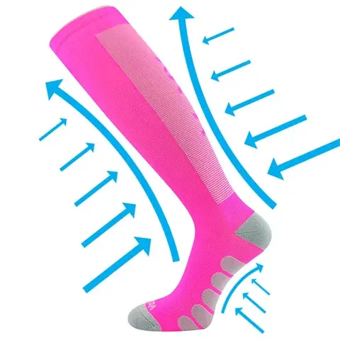 Kompresní podkolenky VoXX FORMIG neon růžová neon růžová
