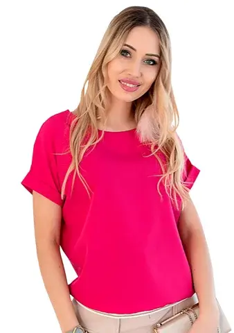 Dámská halenka 1177 HAJDAN malina (Raspberry) S