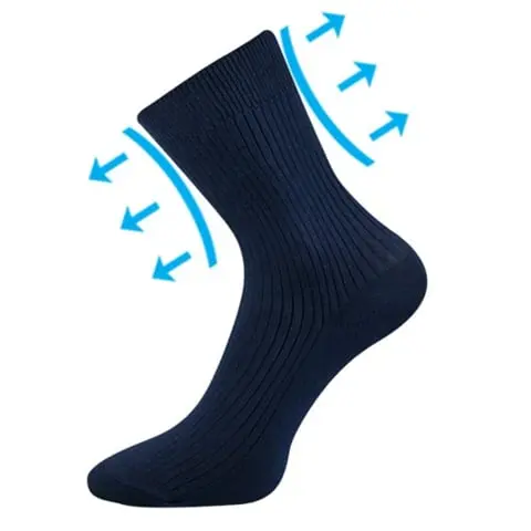 Ponožky VIKTORKA tmavě modrá tmavě modrá 35-37 (23-24)