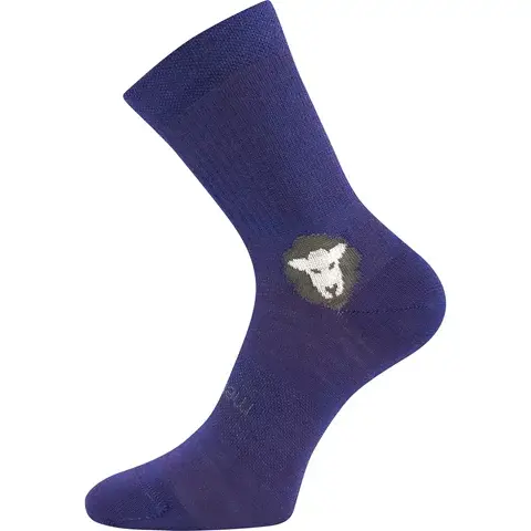 Dětské ponožky VoXX BAREFOOTIK MERINO fialová fialová