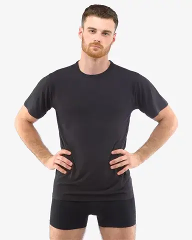 Pánské tričko s krátkým rukávem GINO 78004P černá