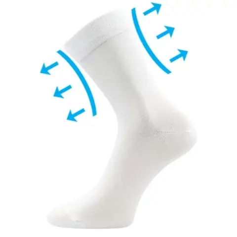 Ponožky Lonka DRMEDIK bílá bílá