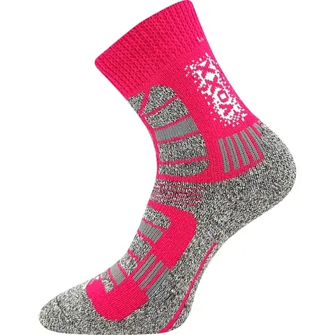 Termo ponožky VoXX TRACTION dětská magenta magenta