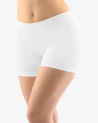 Dámské boxerky s delší nohavičkou GINA 03013P bílá L/XL