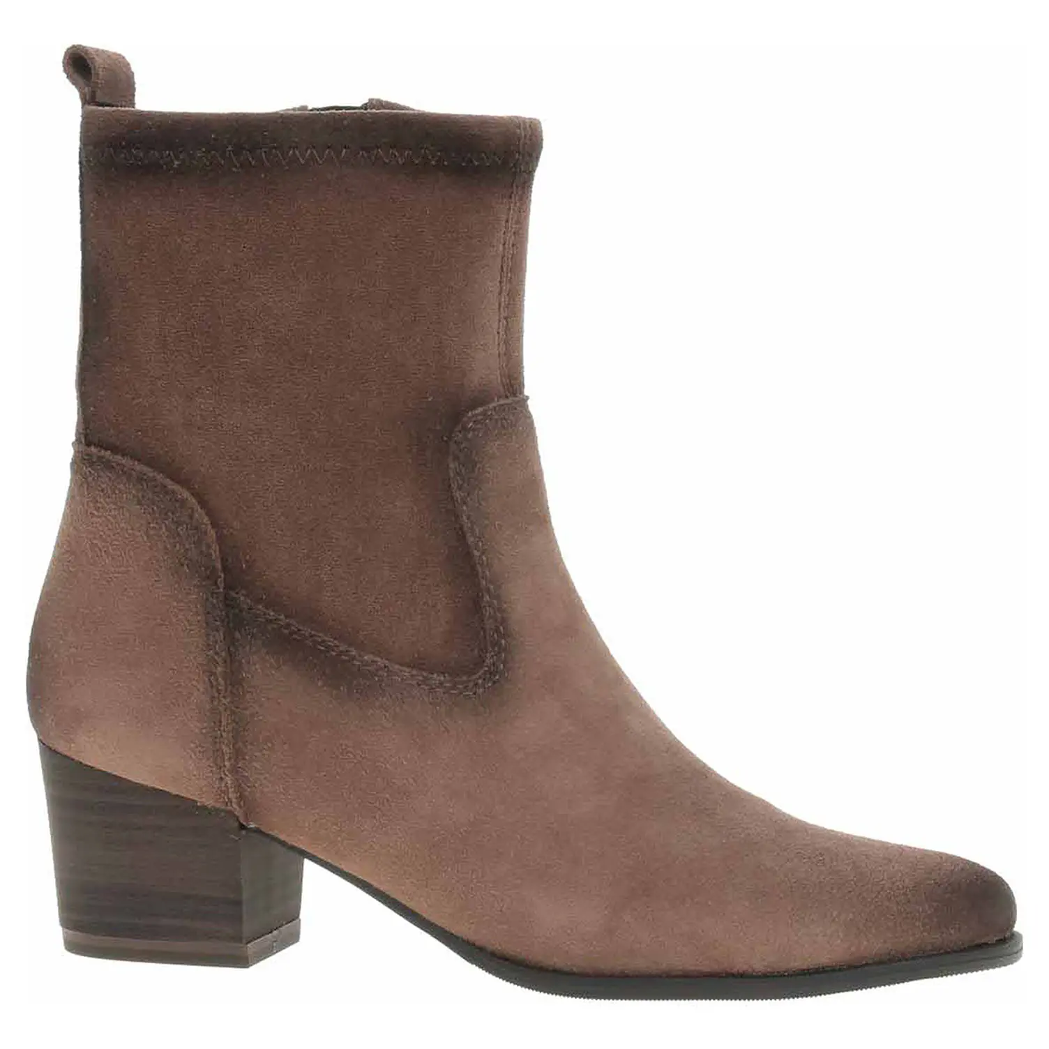 Dámské polokozačky Caprice 9-25302-47 taupe comb 37,5