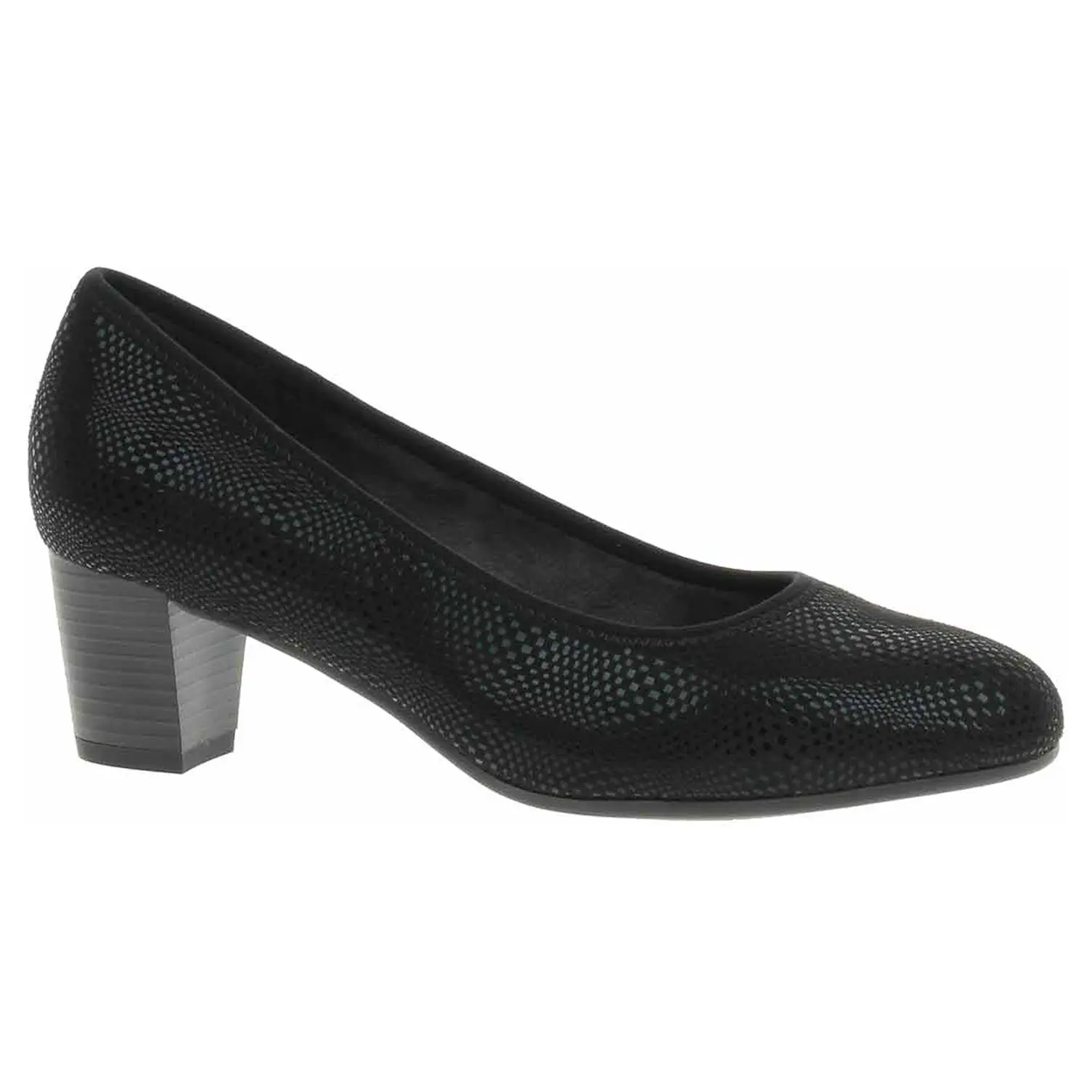 Dámské lodičky Jana 8-22476-42 black structur 37
