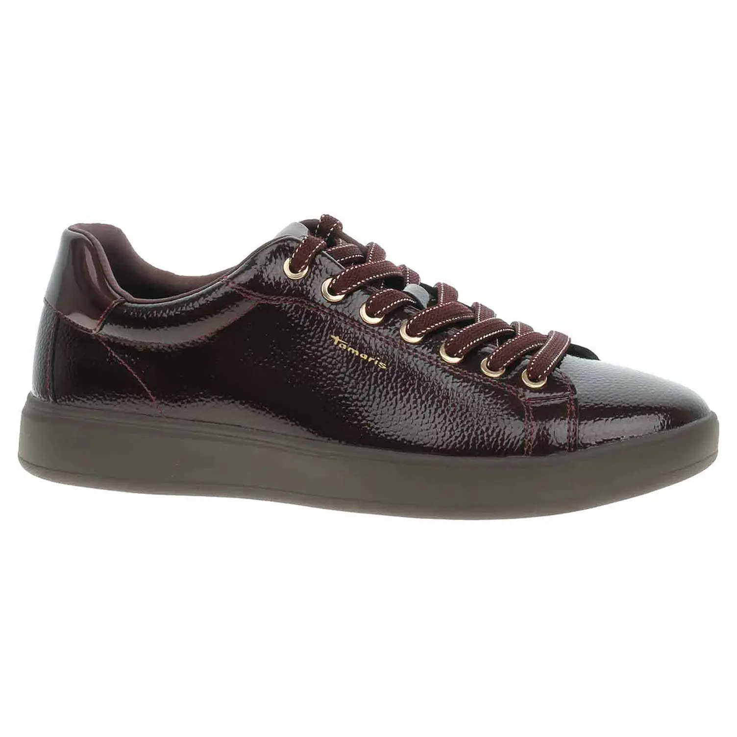 Dámské polobotky Tamaris 1-23720-43 burgundy patent 41
