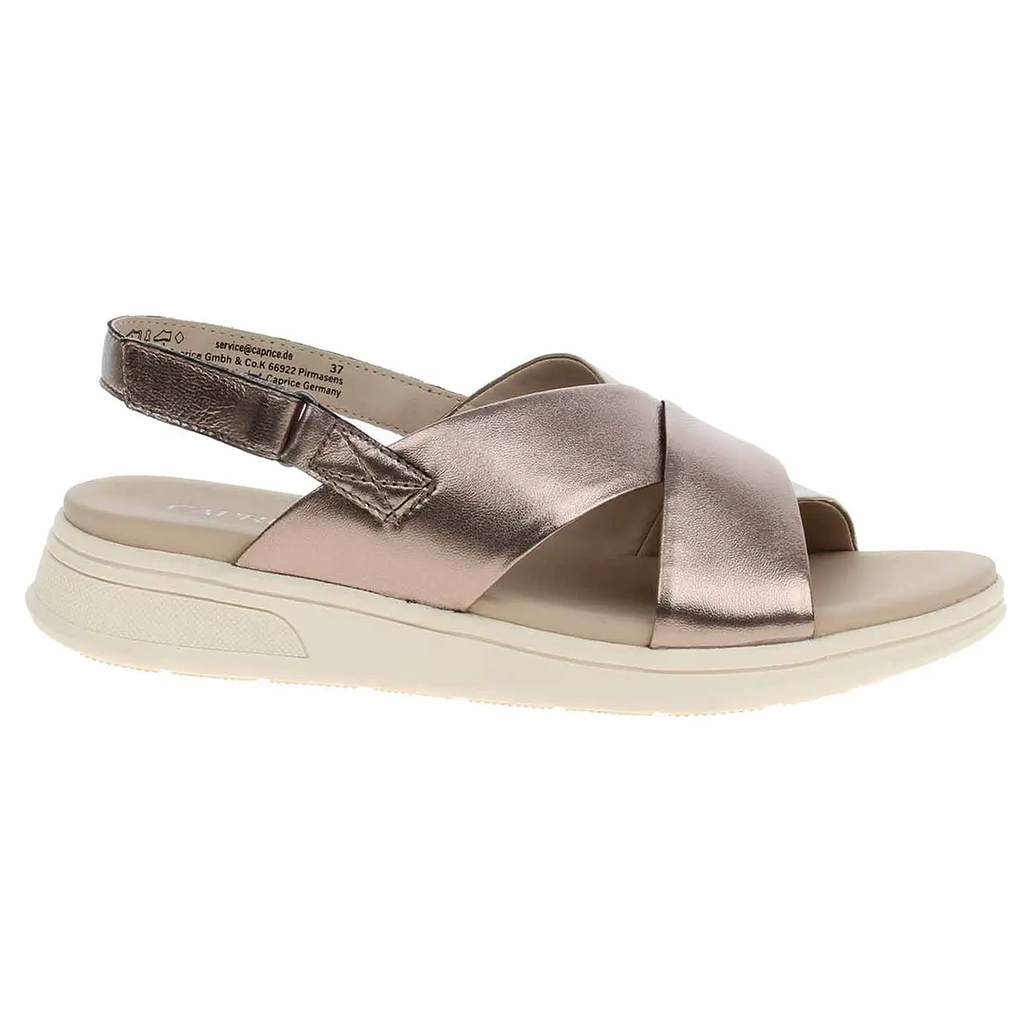 Dámské sandály Caprice 9-28700-46 brown metallic 40
