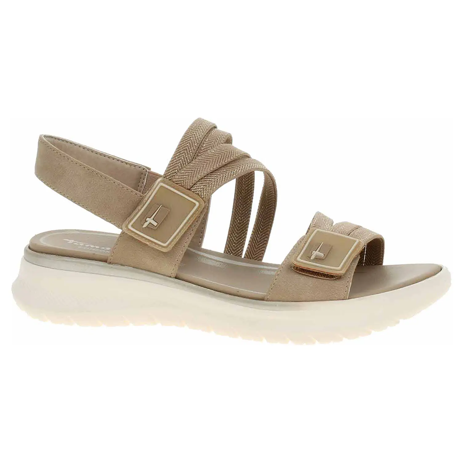 Dámské sandály Tamaris 8-88734-46 beige - gold 41