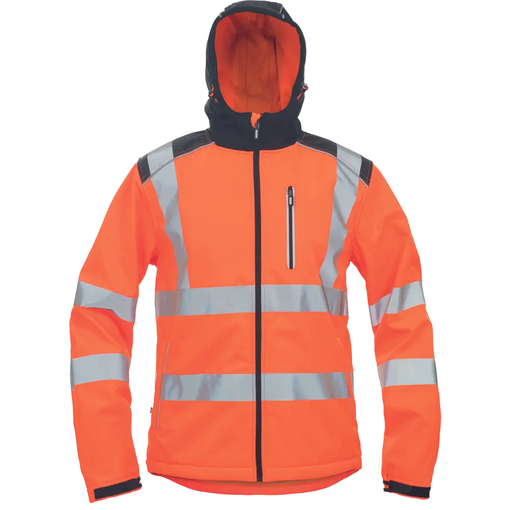 KNOXFIELD HVPS softshell bunda oranžová vel.S